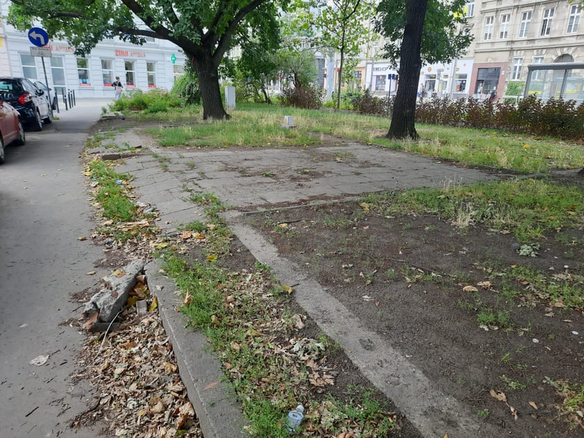 Skwer u zbiegu ulic Pomorskiej i św. Wincentego