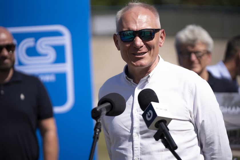 Rafał Jurkowlaniec, prezes zarządu Dolnośląskiego Związku Kolarskiego.
