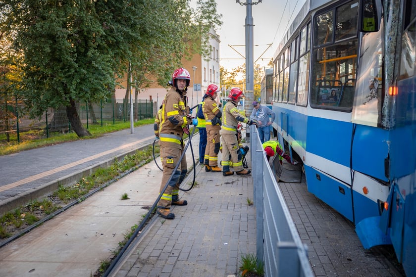 Zderzenie dwóch tramwajów na ul. Kosmonautów - 22 września 2026 r.