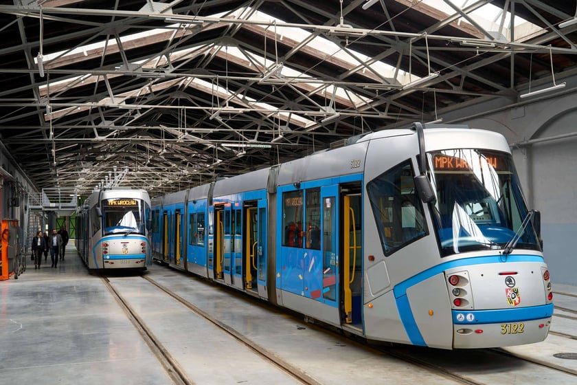 Skody 19T na zajezdni Borek