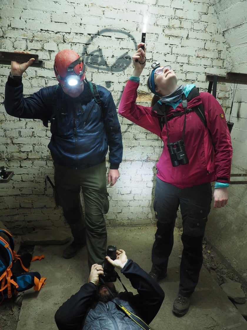 Powiększ obraz: Chiropterolodzy w bunkrach MRU