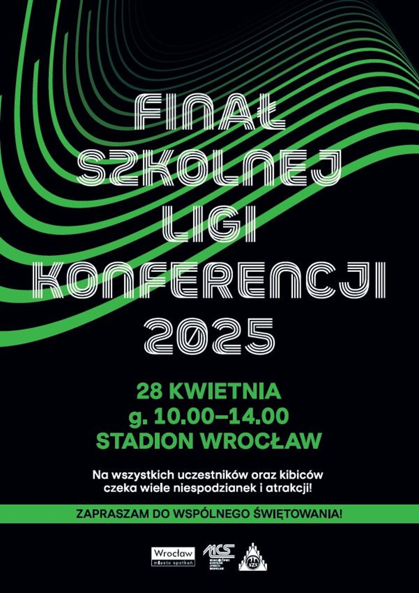 Plakat Szkolnej Ligi Konferencji 2025