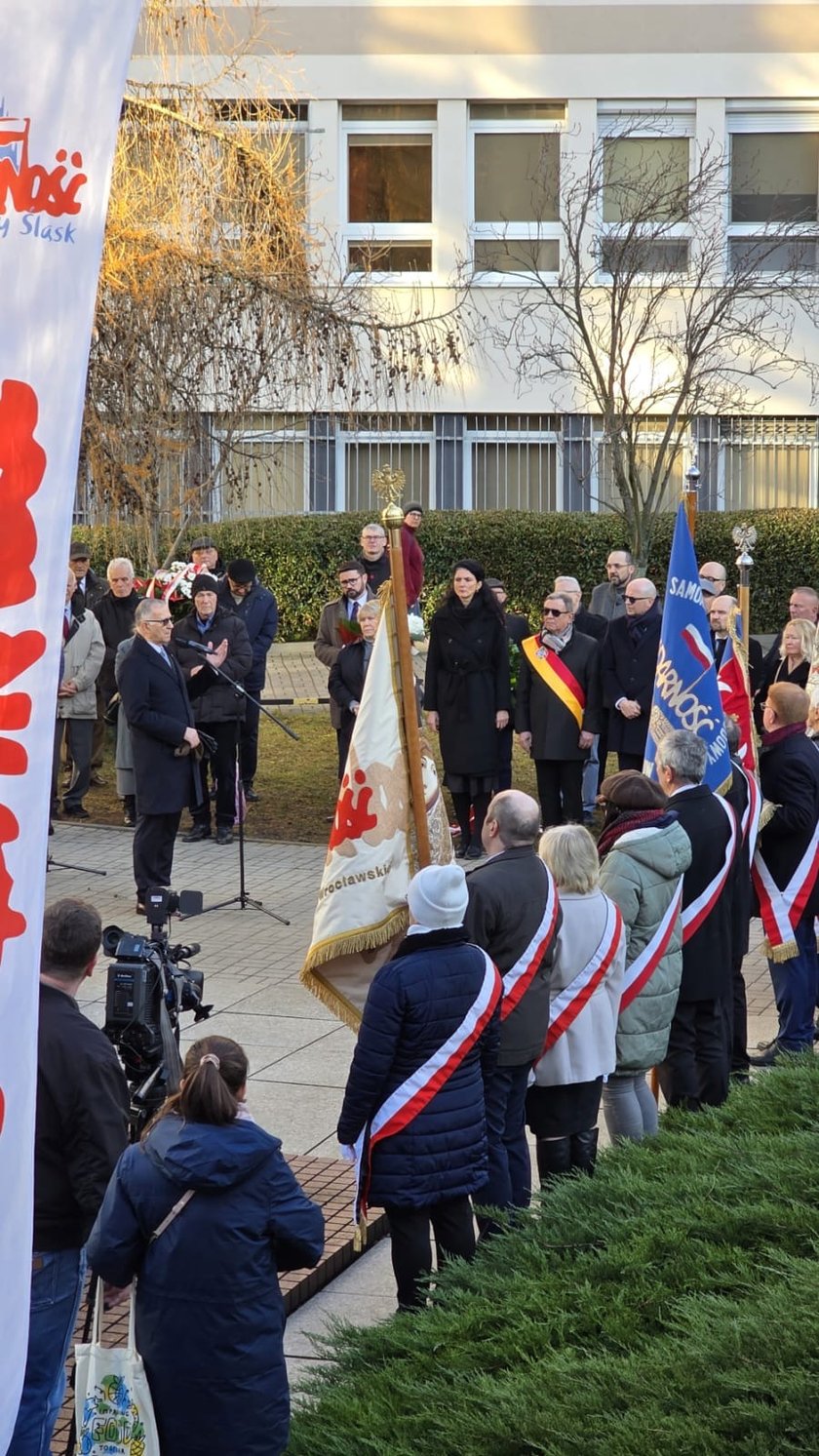 <p>Radę Miejską Wrocławia reprezentował radny Jarosław Krauze</p>