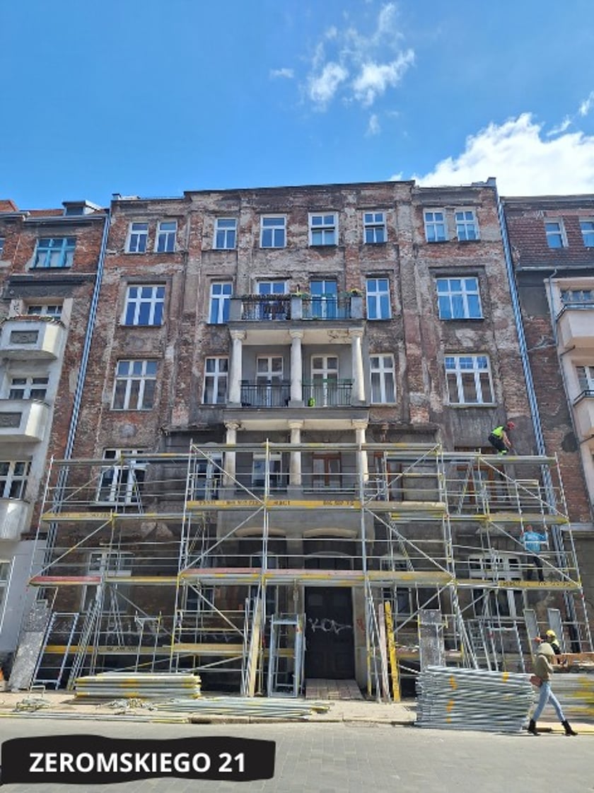 <p>Kamienica przy ul. Żeromskiego 21 już wkr&oacute;tce się zmieni</p>