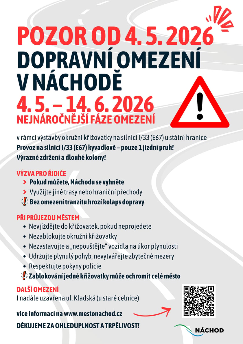 Komunikat władz czeskiego Nachoda ws. utrudnień przy budowie obwodnicy