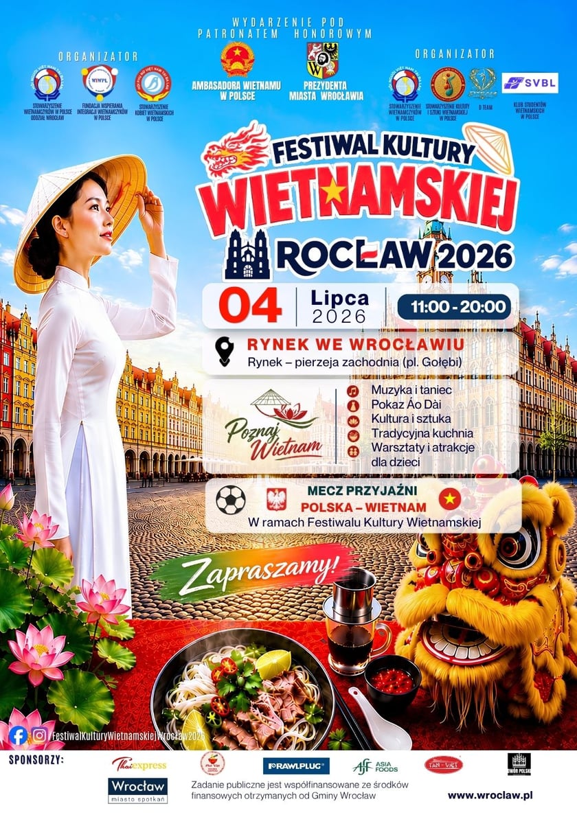 Materiały informacyjne Festiwalu Kultury Wietnamskiej we Wrocławiu