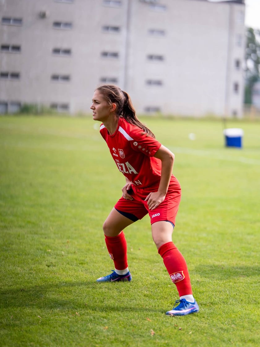 <p>zawodniczka Ślęzy JAXAN Wrocław podczas sparingu 8 lipca 2026</p>