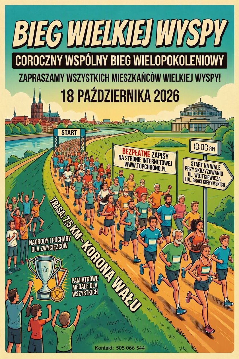 <p>plakat Biegu Wielkiej Wyspy 2026</p>