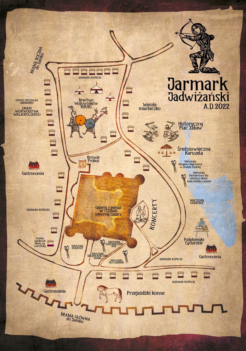 plan Jarmarku Jadwiżańskiego 2 października 2022 Wrocław Leśnica