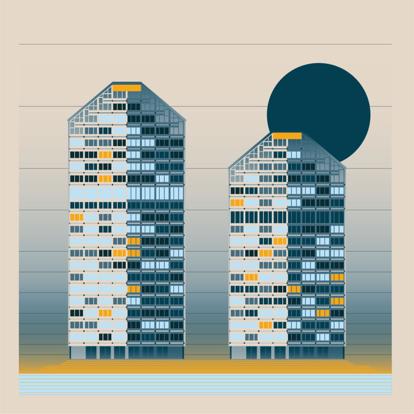 <p>Grafika z Kredką i Oł&oacute;wkiem - projekt Wrocławiaki. Autorami są młodzi architekci, kt&oacute;rzy studiowali we Wrocławiu.</p>