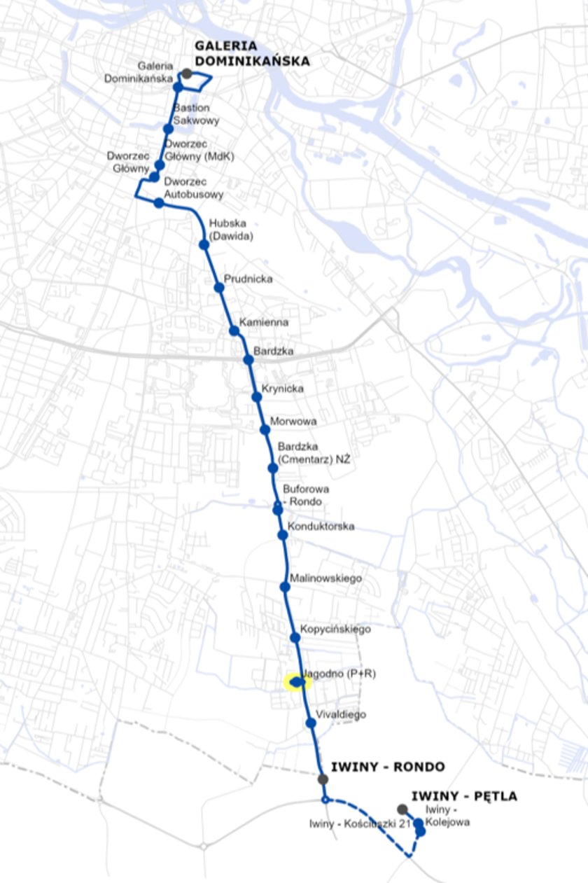 Linia 110 kursować będzie z częstotliwością co 15 minut w dni robocze i co 30 minut w dni wolne