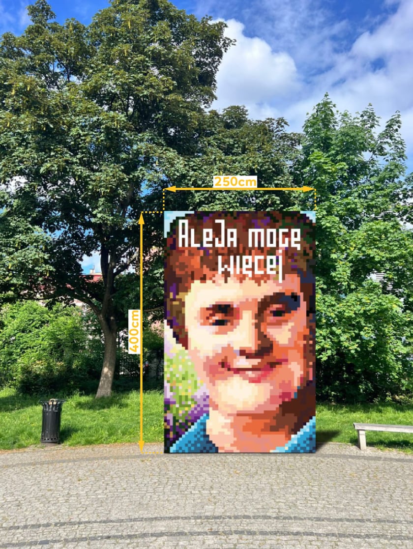 wizualizacja skarpetkowego dzieła sztuki