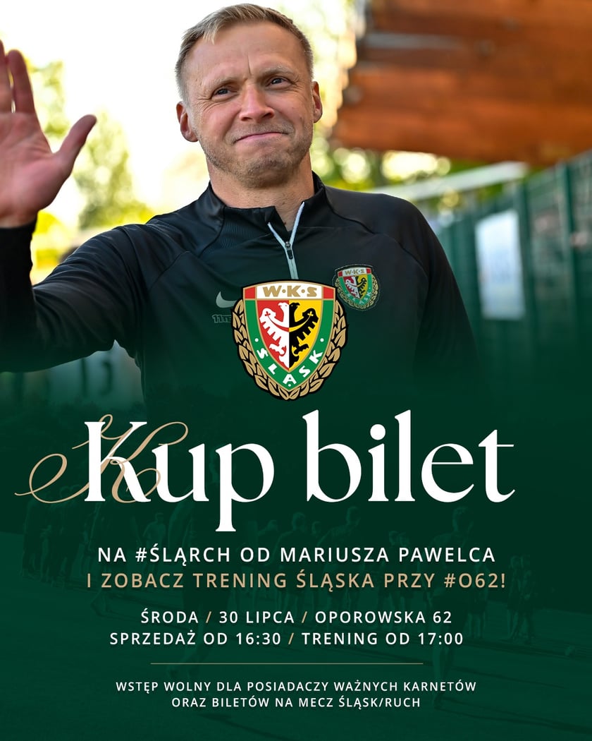 Środa ze Śląskiem Wrocław - plakat