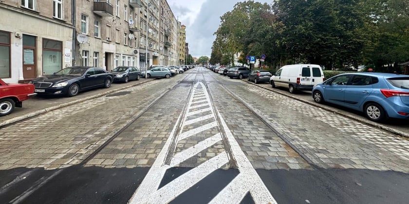 Fragment ul. Zielińskiego, który przejdzie przebudowę