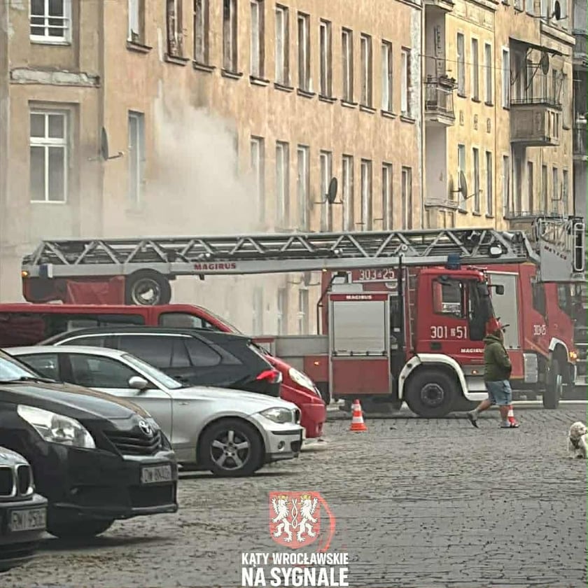 <p>Zgłoszenie o pożarze wpłynęło do straży pożarnej o 12:42</p>