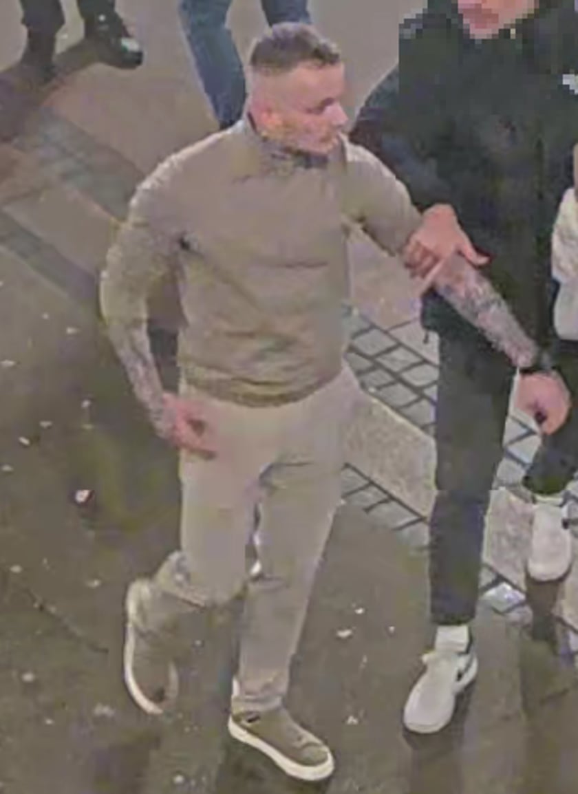 <p>Poszukiwany mężcyzna, kt&oacute;ry może mieć związek z pobiciem</p>