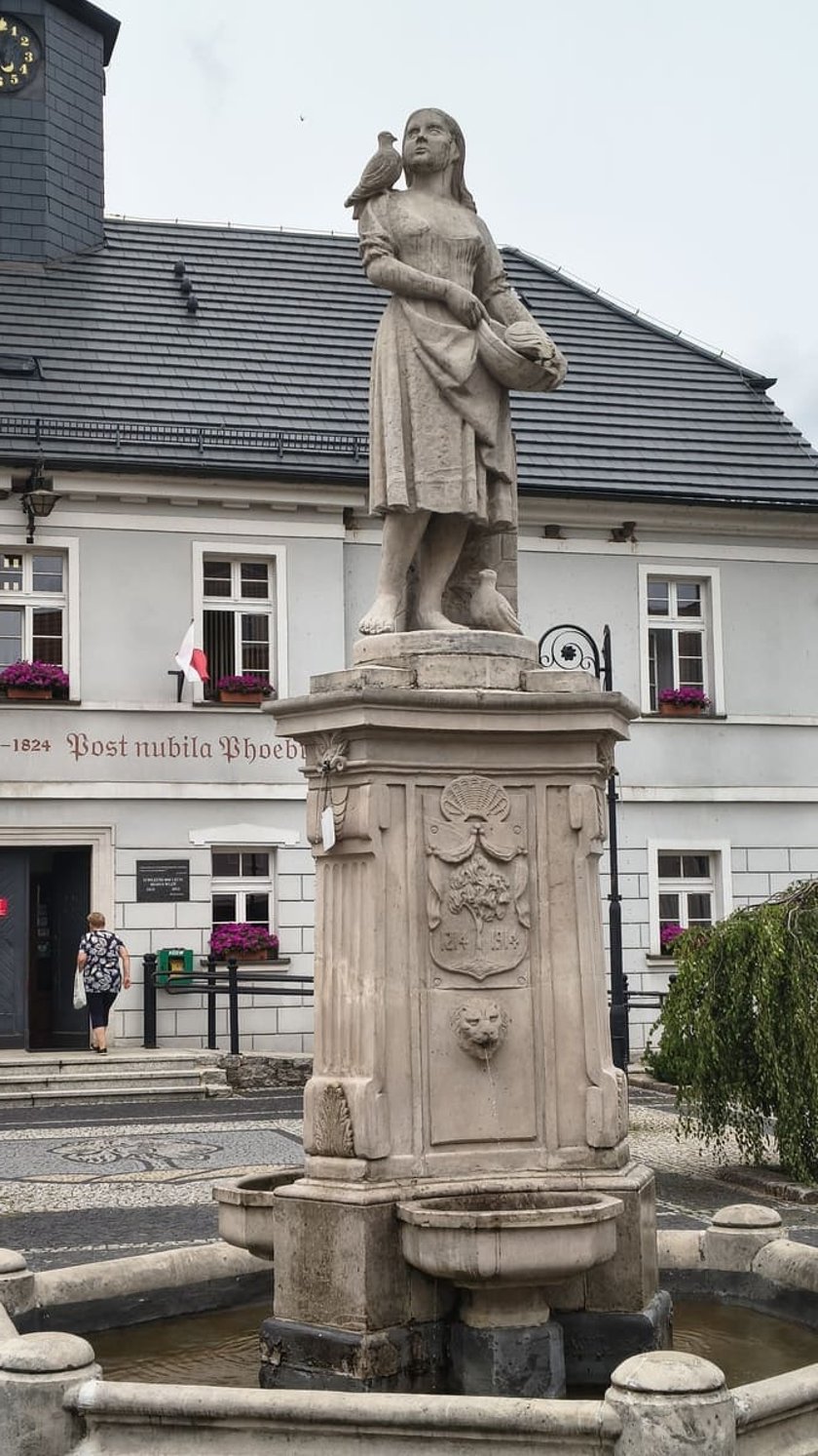 Powiększ obraz: <p>Pomnik Gołębiarki we Wleniu</p>
