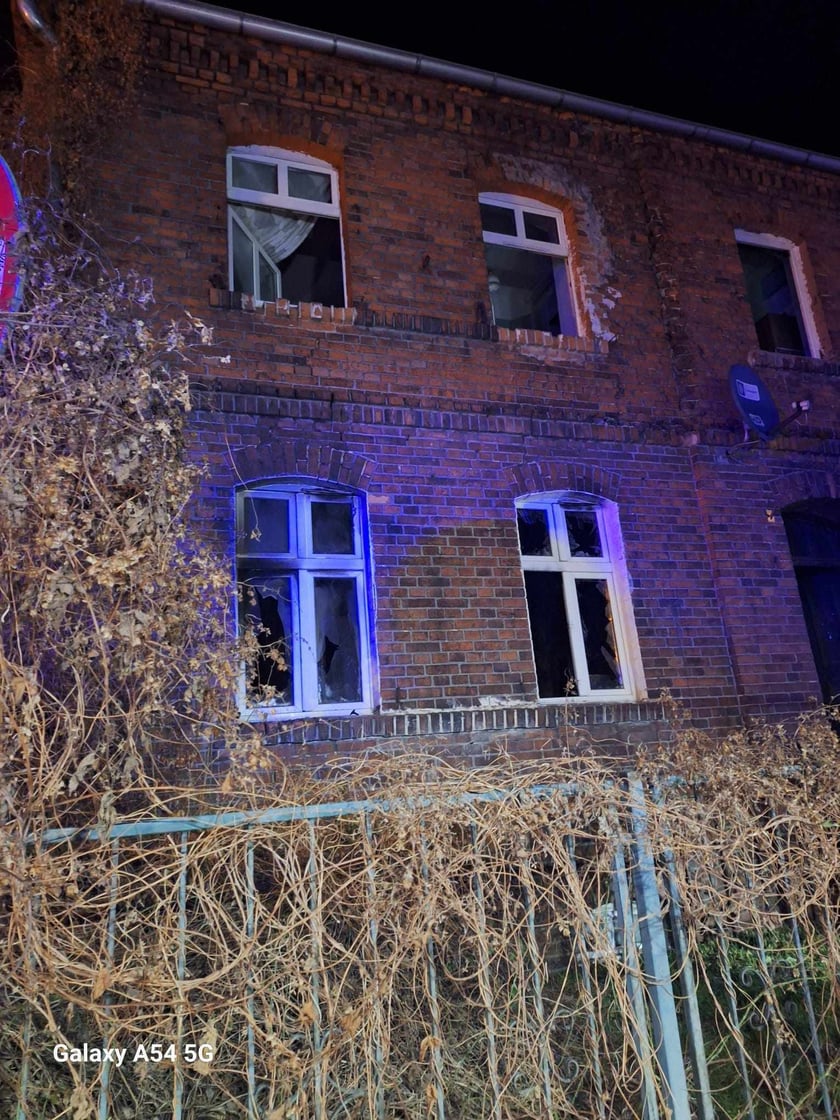 Kamienica przy ul. Stanisławowskiej po pożarze