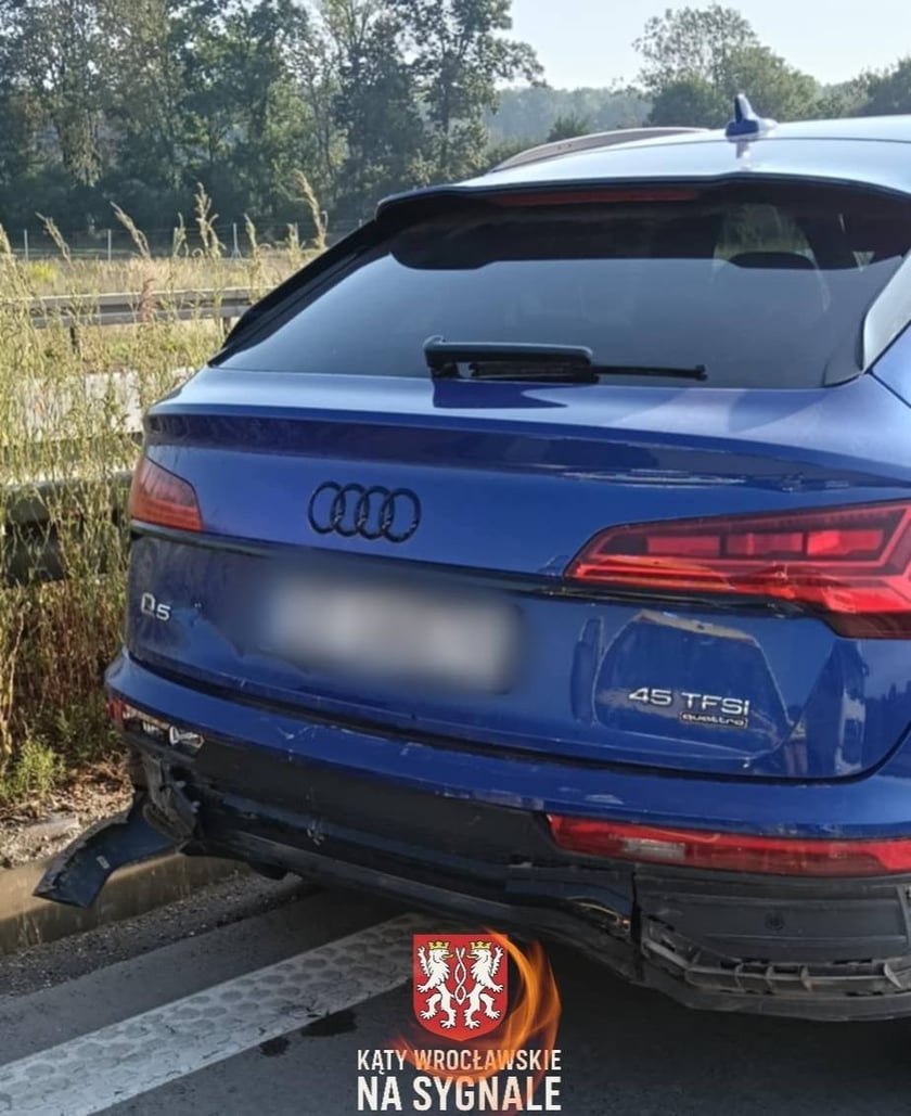 Powiększ obraz: <p>Wypadek na A4 - 10 września</p>