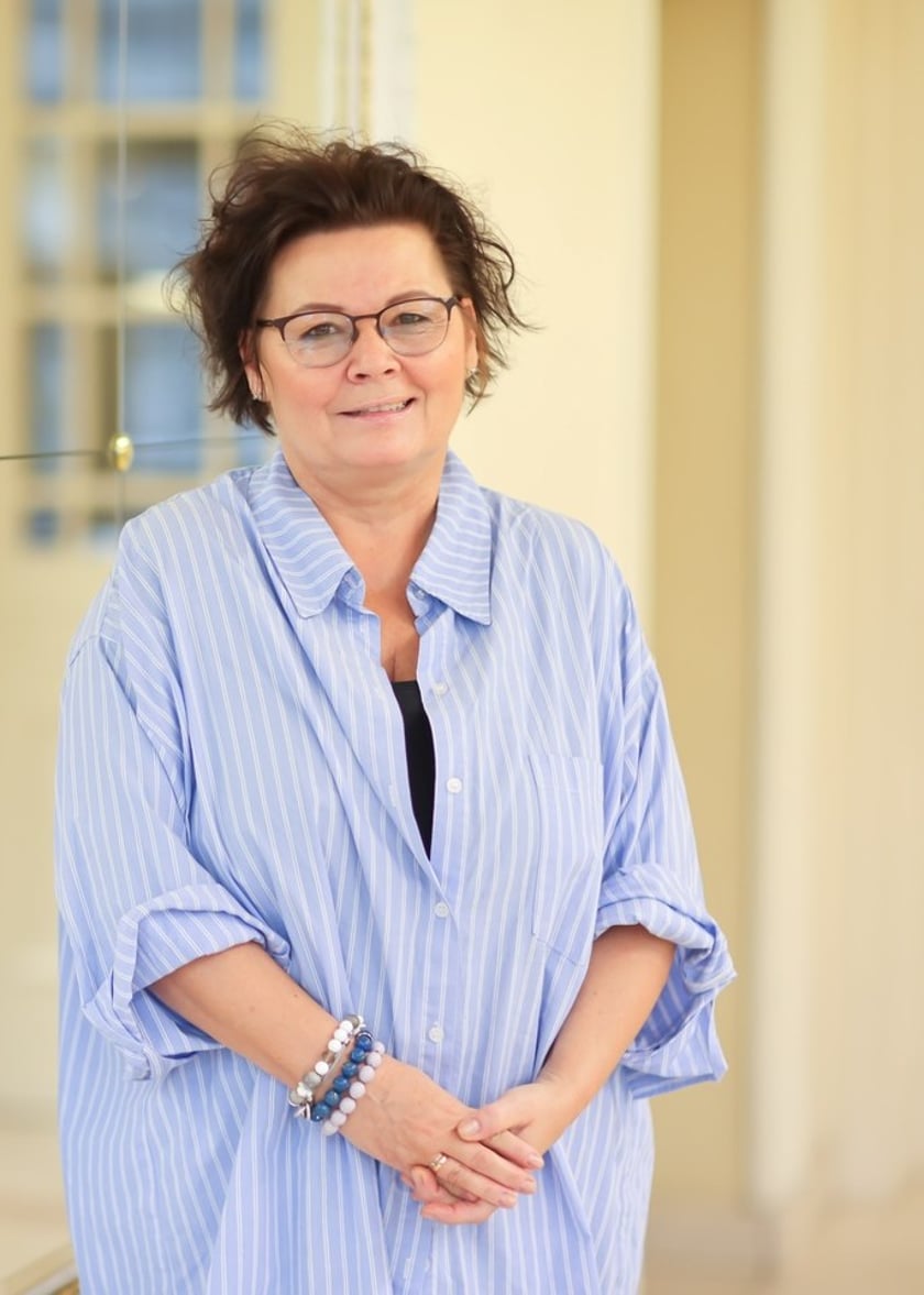 <p>Dorota Sosna z Opery Wrocławskiej, pomysłodawczyni koncertu &bdquo;Trąbka życzliwości&rdquo;</p>