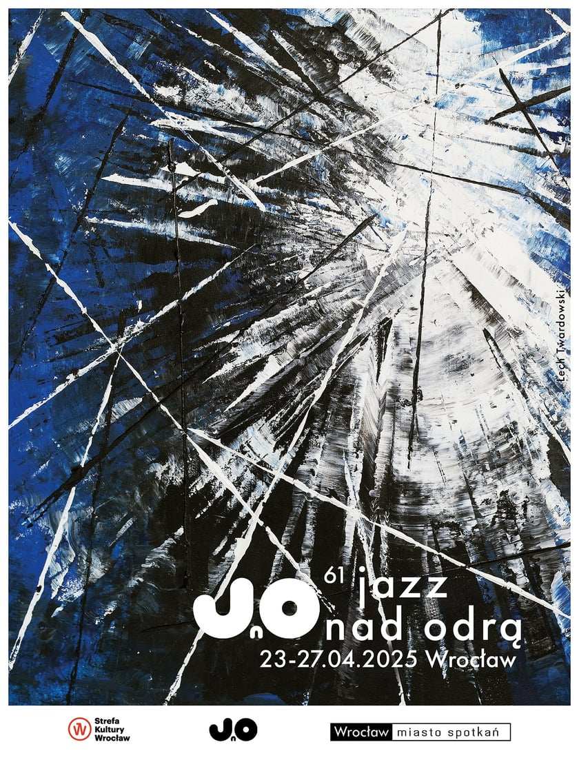 <p>Plakat tegorocznego Jazzu nad Odrą 2025 autorstwa prof. Lecha Twardowskiego</p>