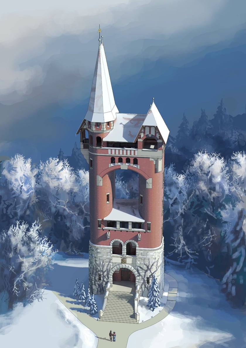 <p>Wieża widokowa na Osobowicach</p>