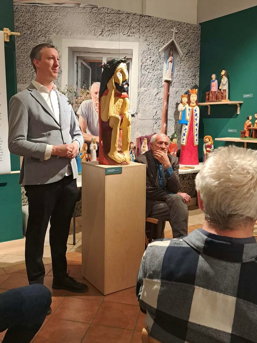 <p>Spotkanie z Janem Giejsonem (z prawej), m&oacute;wi jego syn Mateusz Giejson</p>