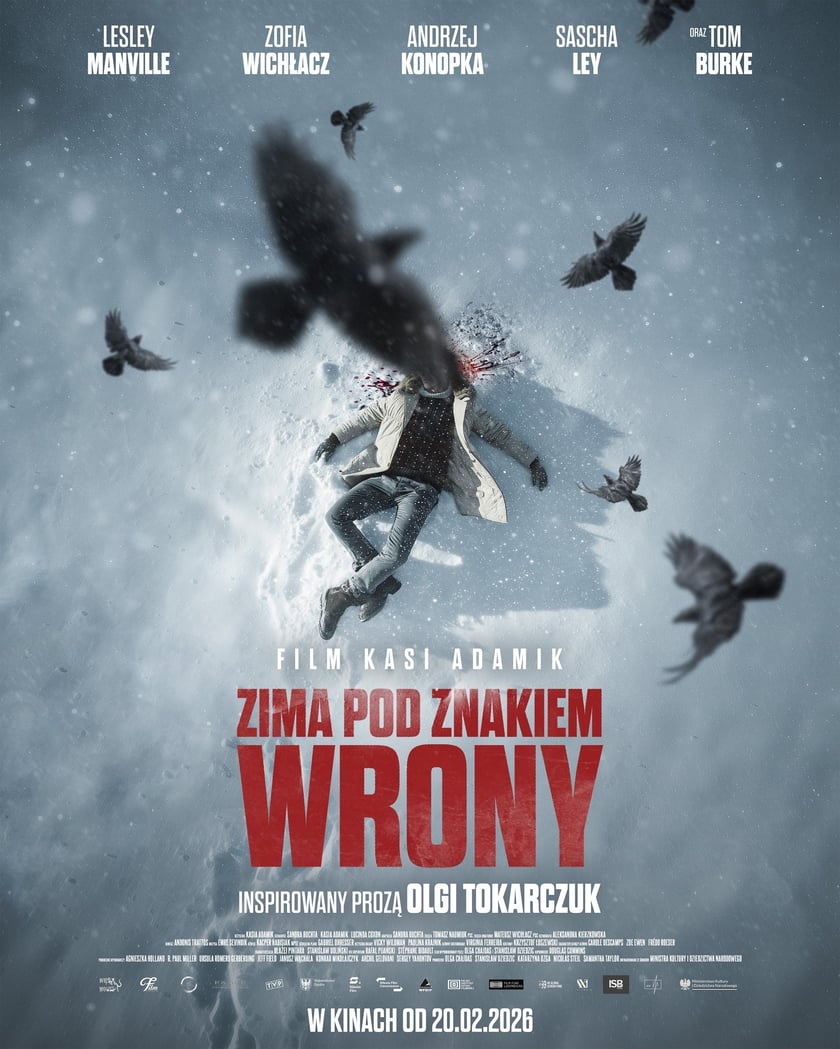 <p>Plakat filmu &bdquo;Zima pod znakiem Wrony&rdquo;</p>