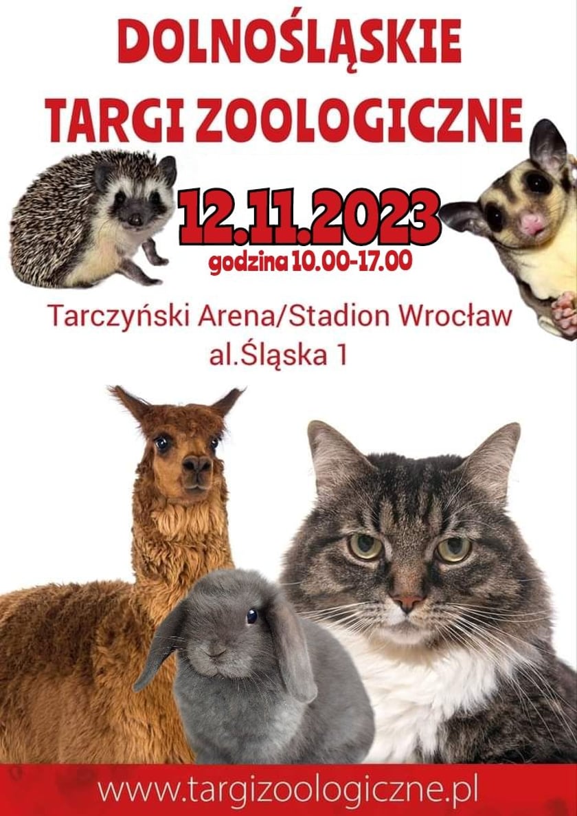 Powiększ obraz: Dolnośląskie Targi Zoologiczne na Tarczyński Arenie