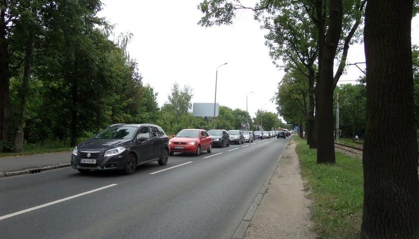 Leśnica latem bez tramwaju