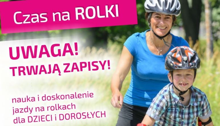 Nauczą jeździć na rolkach na torze w parku Tysiąclecia i w hali Orbita
