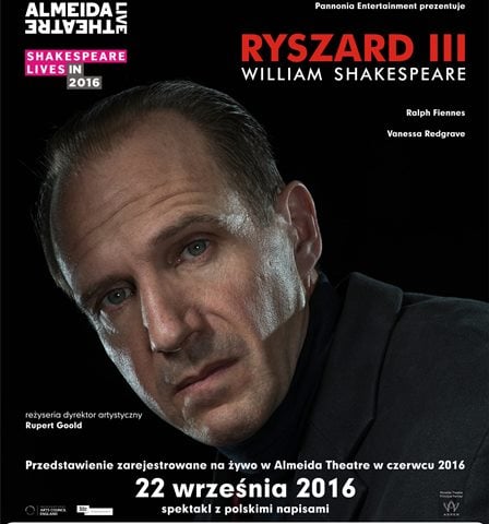 „Ryszard III” w Multikinie [ZAKOŃCZONY]