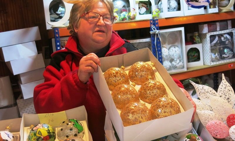 Na jarmarku: Bombka na zamówienie od pani Stefanii