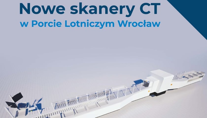 Wizualizacja nowej linii w strefie kontroli bezpieczeństwa