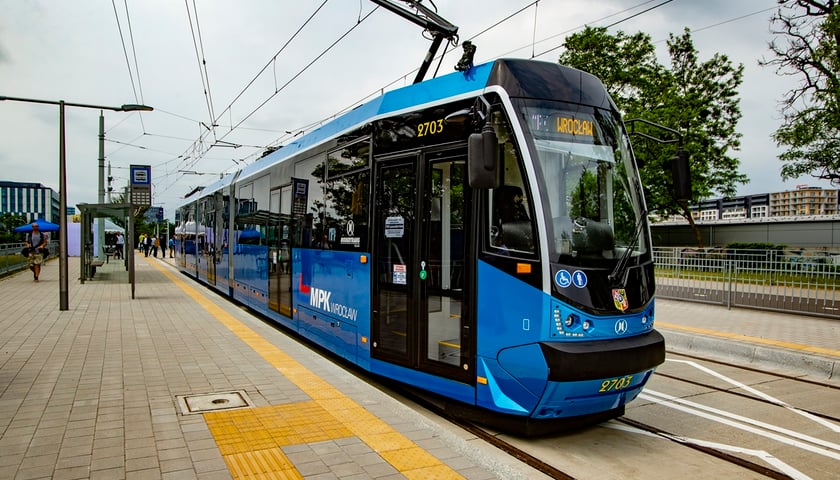 Tramwaj we Wrocławiu. Zdjęcie ilustracyjne