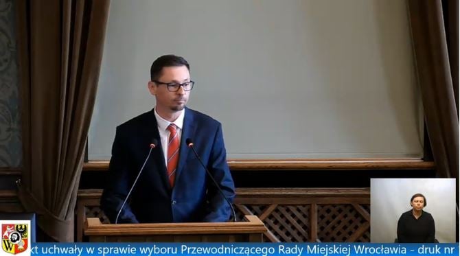 Wrocławska Rada Miejska z nowym przewodniczącym