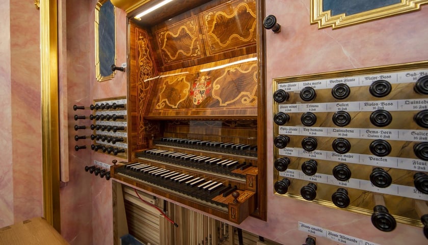 Odbudowane po latach organy na wzór słynnego instrumentu zbudowanego przez Michaela Englera 
