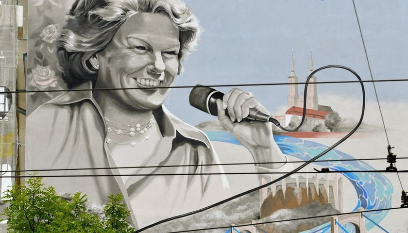 Mural z Marią Koterbską
