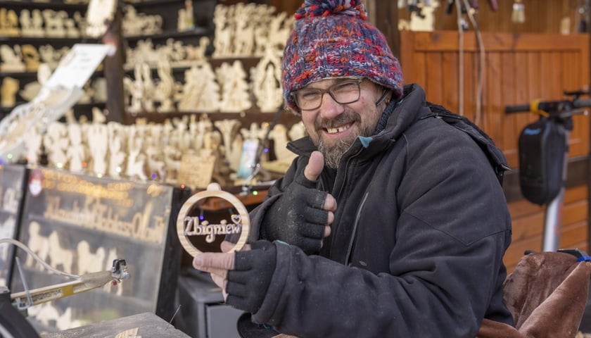 Rafał Nachtygal na Jarmarku Bożonarodzeniowym we Wrocławiu