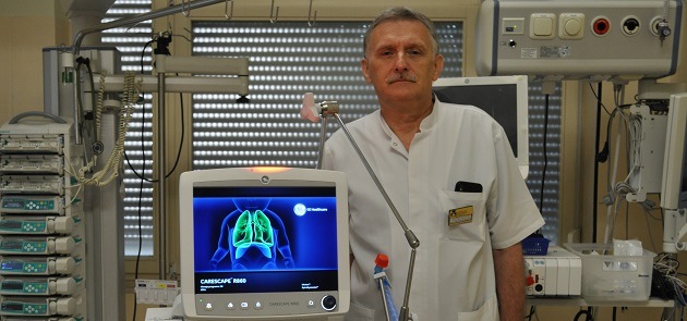 prof. Waldemar Goździk, kierownik Kliniki Anestezjologii i Intensywnej Terapii, źródło: USK