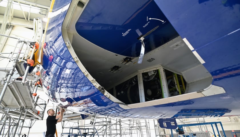 Baza naprawy samolotów Ryanair we Wrocławiu