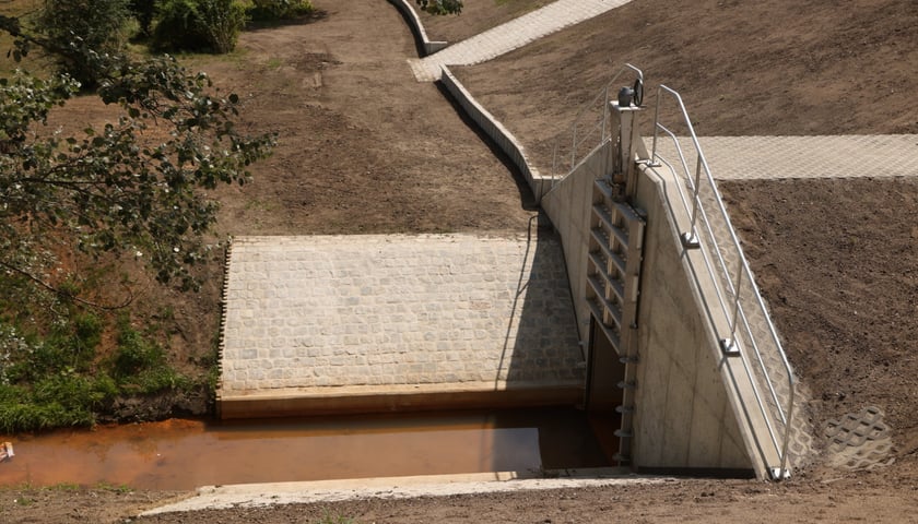 Ślęzoujście w modernizacji, lipiec 2023