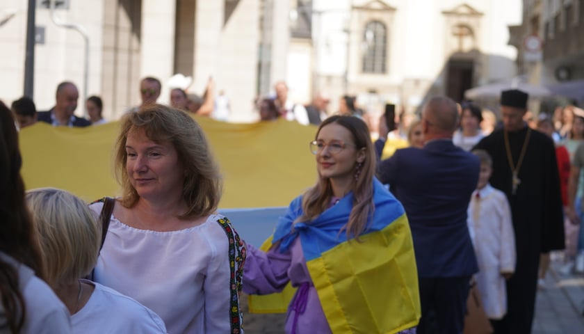 Marsz Solidarności i Wolności z okazji Dnia Niepodległości Ukrainy