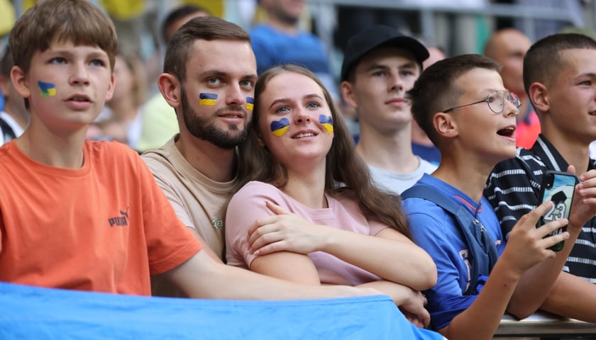 Mecz Ukraina - Anglia we Wrocławiu