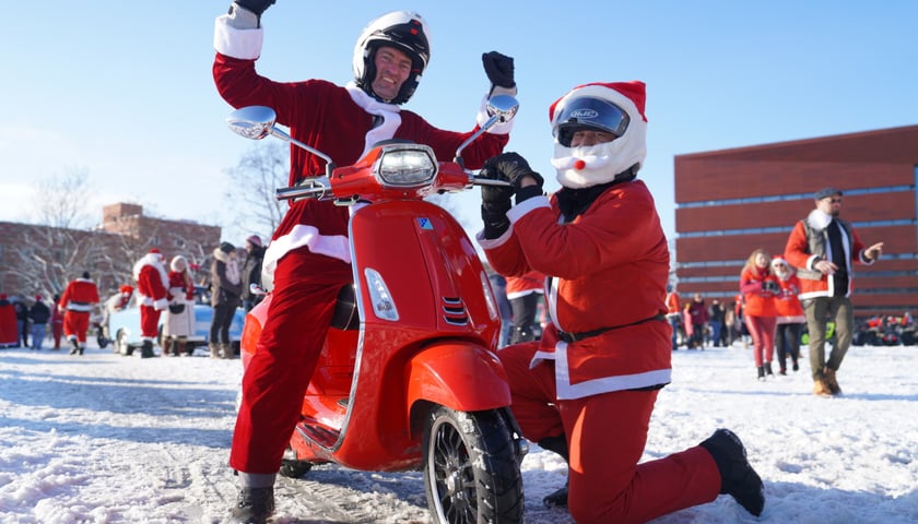 Moto Mikołaje we Wrocławiu