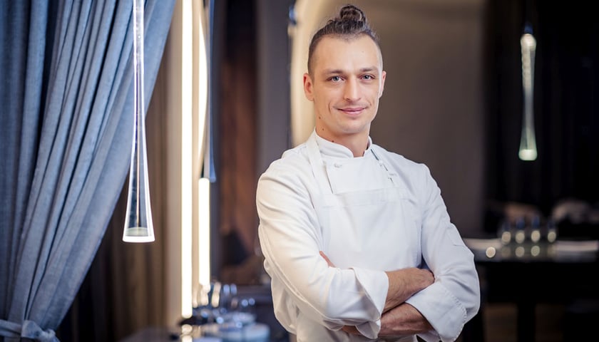 Łukasz Budzik, szef kuchni restauracji Między Mostami