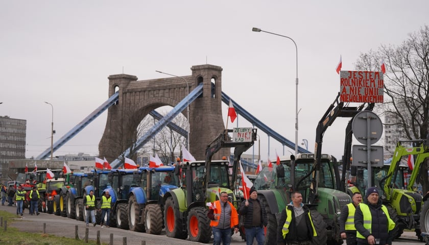 Rolnicy znowu&nbsp;ruszją w stronę centrum