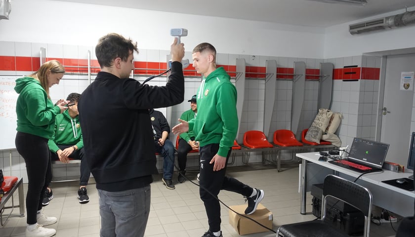 Piłkarze WKS Śląsk Wrocław zminiaturyzowani