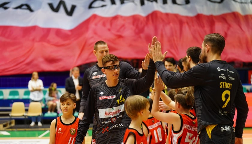Mecz koszykówki Śląsk Wrocław - Sokół Łańcut, Hala Orbita, 27.04.2024