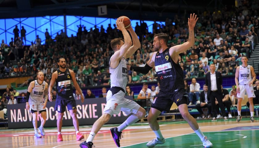 Mecz koszykówki Śląsk Wrocław - Sokół Łańcut, Hala Orbita, 27.04.2024